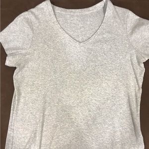 Lands End Gray T ahirtsize 14-16 petite